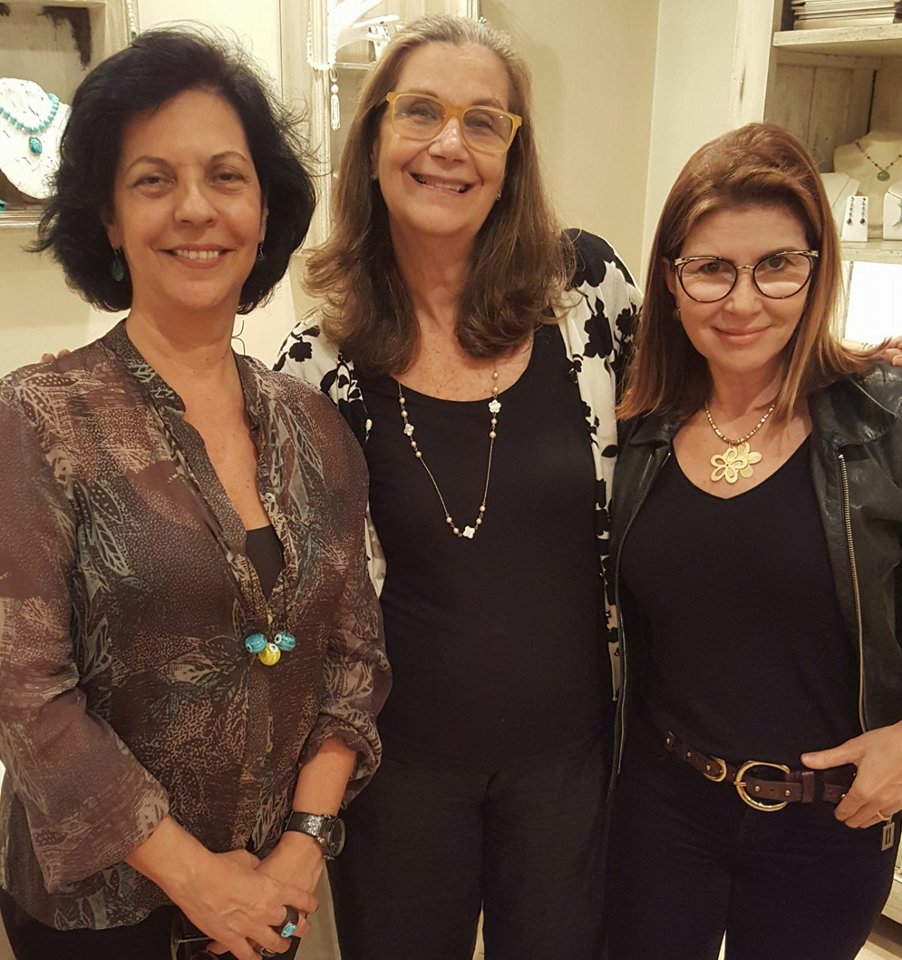 Maria Lucia Fontainha e Martha Pagy no lançamento da Coleção Alegria - Nov 17