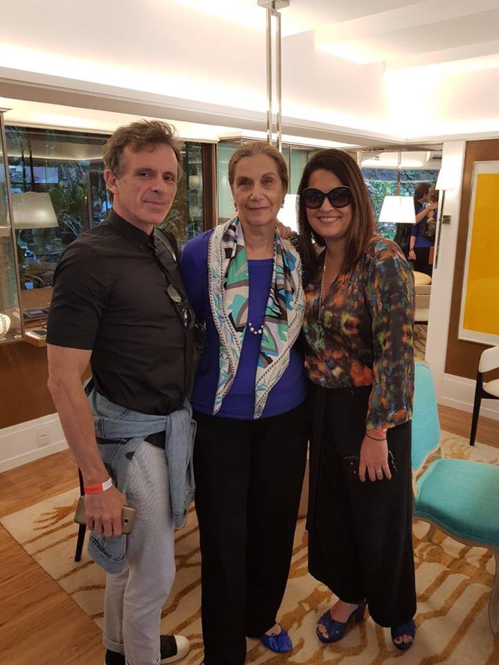 Com Alexandre Scnnabl e Jaqueline costa no Joia da Casa no CasaCor 2018