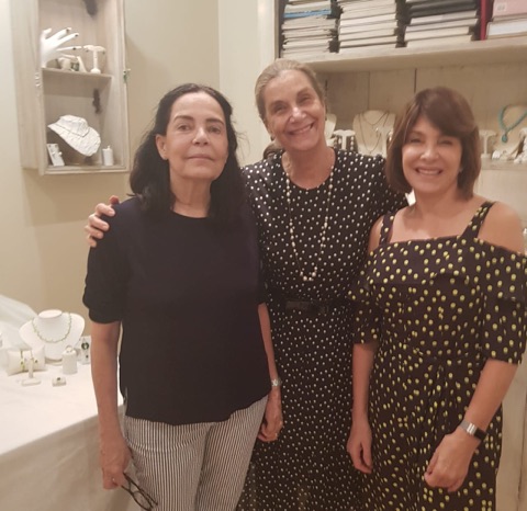 Lind Sue e Izabel Bastos Tigre no Lançamento da Coleção Blue - 2019.2